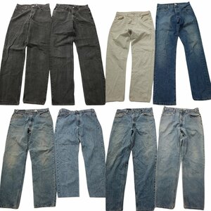 古着卸 まとめ売り リーバイス 紙タグ デニム パンツ 8枚セット (メンズ W36 /W34 ) 550 501 MR9858 1円スタート