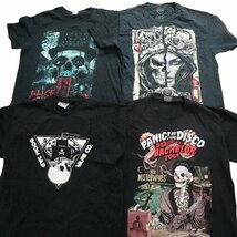 古着卸 まとめ売り スカル 髑髏 半袖Tシャツ 15枚セット (メンズ L ) スカル ドクロ 丸首 カラーMIX MR9221 1円スタート_画像3