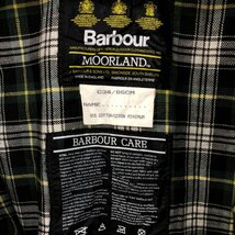 80年代 イングランド製 Barbour バブアー MOORLAND オイルドジャケット カーキ (メンズ C34) 中古 古着 Q0841_画像8