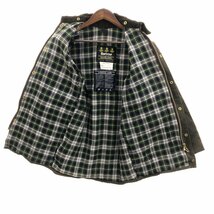 80年代 イングランド製 Barbour バブアー MOORLAND オイルドジャケット カーキ (メンズ C34) 中古 古着 Q0841_画像7