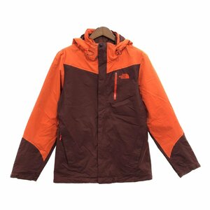 THE NORTH FACE ノースフェイス HYVENT マウンテンパーカー アウトドア オレンジ (メンズ M) 中古 古着 Q0491