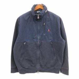 Polo by Ralph Lauren ポロ ラルフローレン フルジップ スウェット ワンポイントロゴ XL) 中古 古着 Q1258