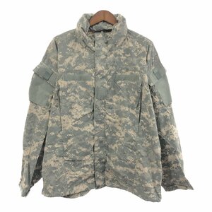 2000年代〜 米軍実物 U.S.ARMY ECWCS GEN3 Level4 ウィンドジャケット ミリタリー ACUカモ (メンズ L相当) 中古 古着 Q1434