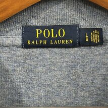 Polo by Ralph Lauren ポロ ラルフローレン ハイネック セーター ハーフジップ ワンポイントロゴ ブルー (メンズ L) 中古 古着 Q1538_画像5