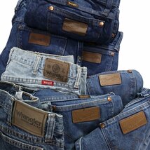 古着卸 まとめ売り Wrangler ラングラー パンツ 8枚セット (メンズ W36 /W35 /W34 ) ブルーデニム MR9339 1円スタート_画像6