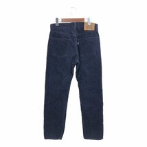 【B品】 90年代 Levi's リーバイス 551 コーデュロイパンツ ユーロ ネイビー (メンズ W30 L30) 中古 古着 Q0755_画像2