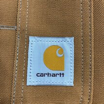 新品タグ付き 2000年代 Carhartt カーハート ダック ペインター ダブルニー オーバーオール 大きいサイズ (メンズ 42×30) 中古 古着 Q1681_画像8