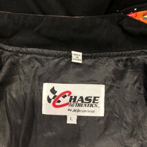 CHASE AUTHENTICS × JEFF HAMILTON NASCAR ナスカー 企業ロゴ レーシングジャケット ブラック (メンズ L) 中古 古着 Q1789_画像8