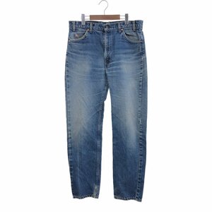 90年代 USA製 Levi's リーバイス 560 テーパード デニムパンツ アメカジ オレンジタブ ブルー (メンズ W36 L34) 中古 古着 P8797