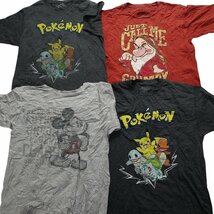 古着卸 まとめ売り キャラクター 半袖Tシャツ 16枚セット (メンズ M ) 幽遊白書 ドラゴンボール MS0910_画像2