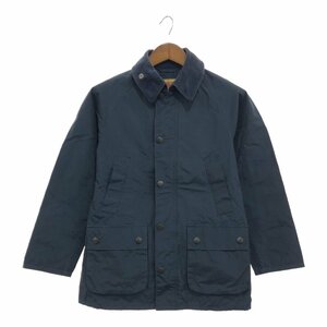 Barbour バブアー SOUTH SHIELDS ナイロン ジャケット 防水 フォーマル アウター ネイビー (メンズ S) 中古 古着 p5519