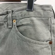 Levi's リーバイス 501 デニムパンツ アメカジ グレー (メンズ W33 L36) 中古 古着 Q2054_画像3