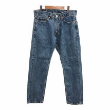 Levi's リーバイス 505 デニムパンツ アメカジ ブルー (メンズ W30 L29) 中古 古着 Q2109_画像1