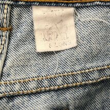 90年代 USA製 Levi's リーバイス 521 デニムパンツ アメカジ ブルー (メンズ L) 中古 古着 Q2126_画像6