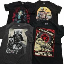 古着卸 まとめ キャラクター 映画・ドラマ 大判プリント タイダイ柄 プリント 半袖Tシャツ 16枚 (メンズ M /L ) スターウォーズ MS1015_画像4