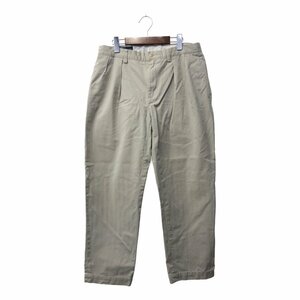 90年代 Polo by Ralph Lauren ポロ ラルフローレン ETHAN PANT 2タック チノパンツ ベージュ (メンズ 33/30) 中古 古着 Q2270