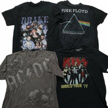 古着卸 まとめ売り 音楽・バンド 半袖Tシャツ 16枚セット (メンズ L ) KISS ピンクフロイド ACDC ビートルズ MS1395_画像5