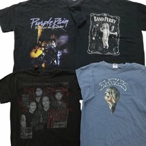 古着卸 まとめ売り 音楽・バンド 半袖Tシャツ 16枚セット (メンズ L ) ニルヴァーナ TLC リルウェイン ボブマーリー MS1384_画像3