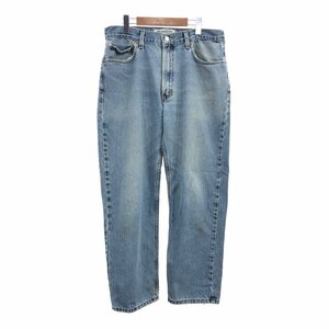 Levi's リーバイス 550 リラックスフィット デニムパンツ アメカジ ブルー (メンズ W34 L30) 中古 古着 Q2388