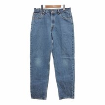 90年代 USA製 Levi's リーバイス 550 デニムパンツ アメカジ ブルー (メンズ W36 L34) 中古 古着 Q2457_画像1