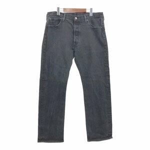 Levi's リーバイス 501 デニムパンツ アメカジ ブラック (メンズ W36 L32) 中古 古着 Q2450