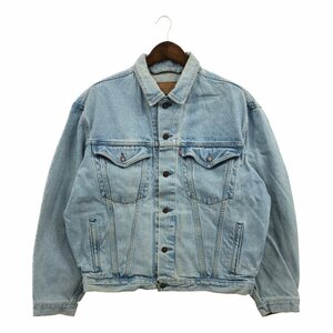 Levi's リーバイス 75525-4834 デニム トラッカージャケット アメカジ ブルー (メンズ L) 中古 古着 Q2454