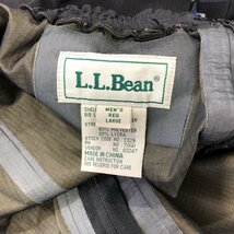 90年代 L.L.Bean エルエルビーン GORE-TEX スキーパンツ アウトドア スノースポーツ ブラック (メンズ LARGE) 中古 古着 Q2491_画像8