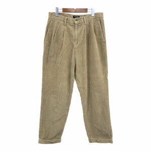 90年代 DOCKERS ドッカーズ 2タック コーデュロイパンツ ベージュ (メンズ W32 L30) 中古 古着 Q2562