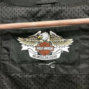 HARLEY DAVIDSON ハーレーダビッドソン ナイロンジャケット アウター モーターサイクル バイク ブラック (メンズ S) 中古 古着 P9101の画像5