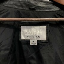 WILSONS LEATHER レザージャケット ブラック (メンズ M) 中古 古着 P8992_画像8