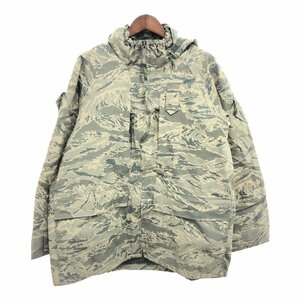 2000年代〜 米軍実物 U.S.AIRFORCE APECS GORE-TEX パーカージャケット ミリタリー ABUカモ (メンズ X-LARGE-REGULAR) 中古 古着 P8997