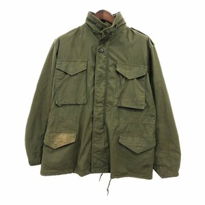 70年代 米軍実物 U.S.ARMY M-65 フィールドジャケット 3rd ヴィンテージ ミリタリー オリーブ (メンズ MEDIUM-REGULAR) 中古 古着 P9257