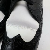 SALE/// STACY ADAMS 外羽根式 ウィングチップ 本革 レザー 革靴 レザーシューズ ブラック×ホワイト ( メンズ 7 D ≒ 25cm ) KA0054_画像6