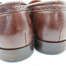 SALE/// G.H.Bass&Co 本革 レザー 革靴 キルトタッセルローファー カジュアル ブラウン ( メンズ 8 1/2 D ≒ 26.5cm ) KA0097_画像7