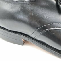 SALE/// Executive Imperials 外羽根式 Uチップ レザー 革靴 レザーシューズ ブラック ( メンズ 9 1/2 4E ≒ 27.5cm ) KA0142_画像7