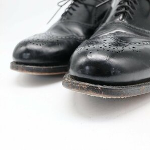SALE/// USA製 Dexter 内羽根式 ウィングチップ 本革 レザー 革靴 レザーシューズ 通勤 ブラック ( メンズ 9M ≒ 27cm ) KA0118の画像6