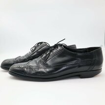 SALE/// FREEMAN フリーマン 内羽根式 ウイングチップ 本革 レザーシューズ ブラック ( メンズ 9 ≒ 27.0cm ) KA0049_画像3