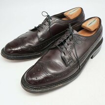 SALE/// 90年代 USA製 WALKOVER ウォークオーバー 外羽根式 ロングウィングチップ 本革 ブラウン ( メンズ 9.5 ≒ 27.5cm ) KA0238_画像2