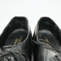 SALE/// Freeman 内羽根式 ストレートチップ 本革 レザー 革靴 レザーシューズ ブラック ( メンズ 8 EEE ≒ 26cm ) KA0173_画像8