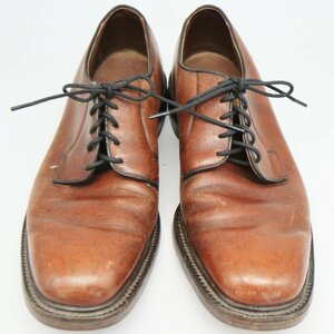 SALE/// 60-70年代 Allen Edmonds 外羽根式 プレーントゥ 本革 レザーシューズ 通勤 ブラウン ( メンズ 9 1/2 C ≒ 27.5cm ) KA0147