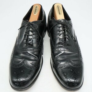 SALE/// FLORSHEIM 内羽根式 ウィングチップ 本革 レザー 革靴 レザーシューズ 通勤 ブラック ( メンズ 9 ≒ 27cm ) KA0194