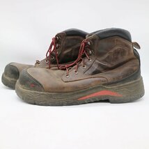 SALE/// RED WING SHOES レッドウィング 本革 レザ- トレッキングブーツ 登山 ダークブラウン ( メンズ 10.5 ≒ 28.5cm ) KA0342_画像3