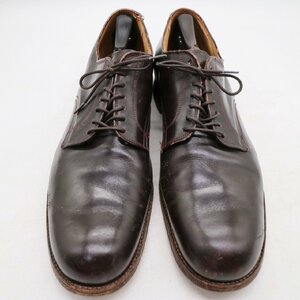 SALE/// 40 period the US armed forces the truth thing U.S.NAVY original leather sa-biz shoes America army navy dark brown ( men's 13C ≒ 31cm ) KA0439