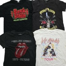 古着卸 まとめ売り 音楽・バンド 半袖Tシャツ 15枚セット (メンズ L ) ローリングストーンズ ピンクフロイド MS0030_画像4