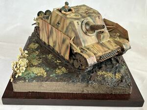 タミヤ 1/35 MM No.77 ドイツ陸軍 ブルムベア sdkfz166 ディオラマ 完成品 