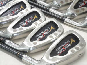 ★TSURUYA GOLF★ONE SIDER TITANIUM FACE★メンズアイアンセット10本組★#3-#9,P-S★ツルヤゴルフ★ゴルフクラブ★