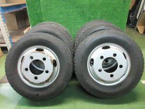 TOPY TM 15x5J 116.5-8TC 5H 195/75R15 109/107L LT 6本　エルフ 等　※ 個人宅配送不可　　2023.5.11.O.1-2F-A10