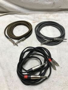 【CV0068】REAN silver audio CABLE ….まとめてジャンク