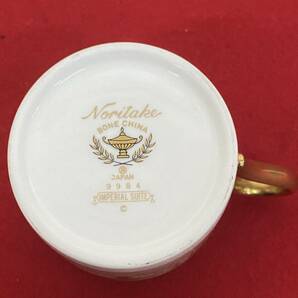 M-5845【同梱不可】980円～ 現状品 Noritake/ノリタケ ミニカップ＆ソーサー ゴールド×ホワイト 洋食器 食器 キッチン用品 の画像8