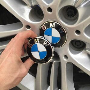 BMW センターキャップ 68mm 傷防止フィルム付き 4個セット 新品未使用 送料無料の画像4